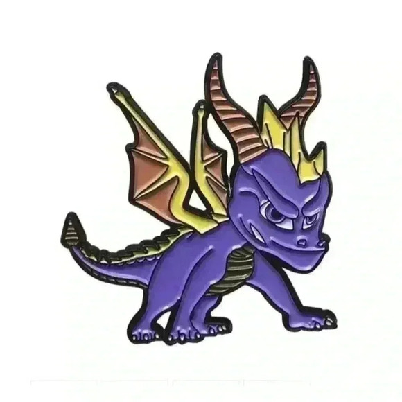 Spyro the Dragon: Classic Character Enamel Pin - Picture 2 of 4